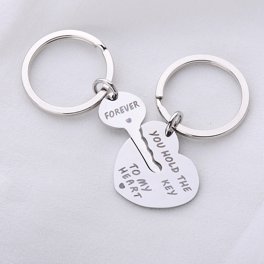 Popular Heart-shaped Keychain Set