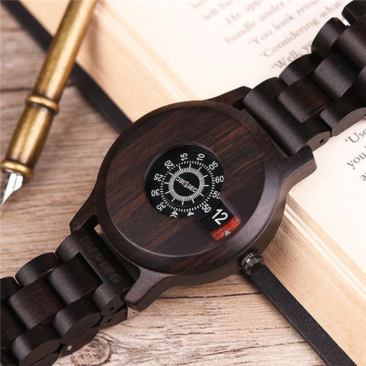 Bamboo Wood Digital Watch