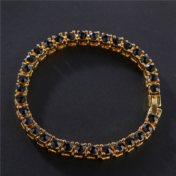 Sparkling Iced Out Single Row Rhinestone Bracelet