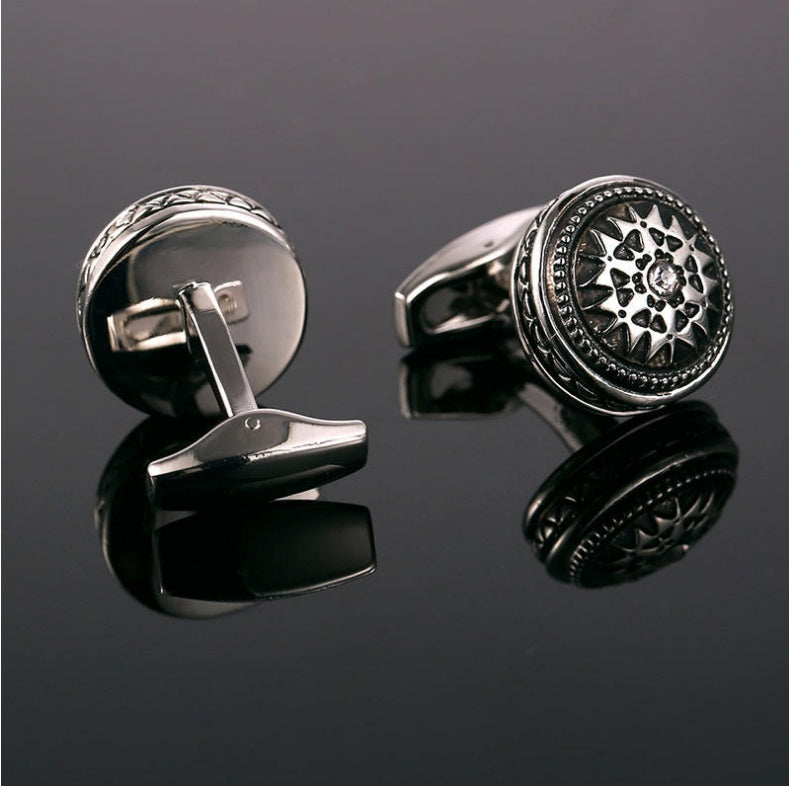Business Dress French Diamond Cufflinks