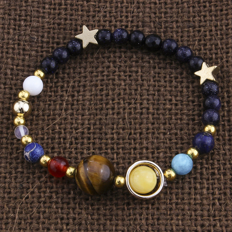 Galactic Harmony Eight Planets Bracelet