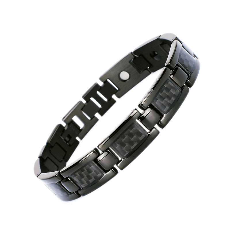 Titanium Steel Carbon Fiber Bracelet