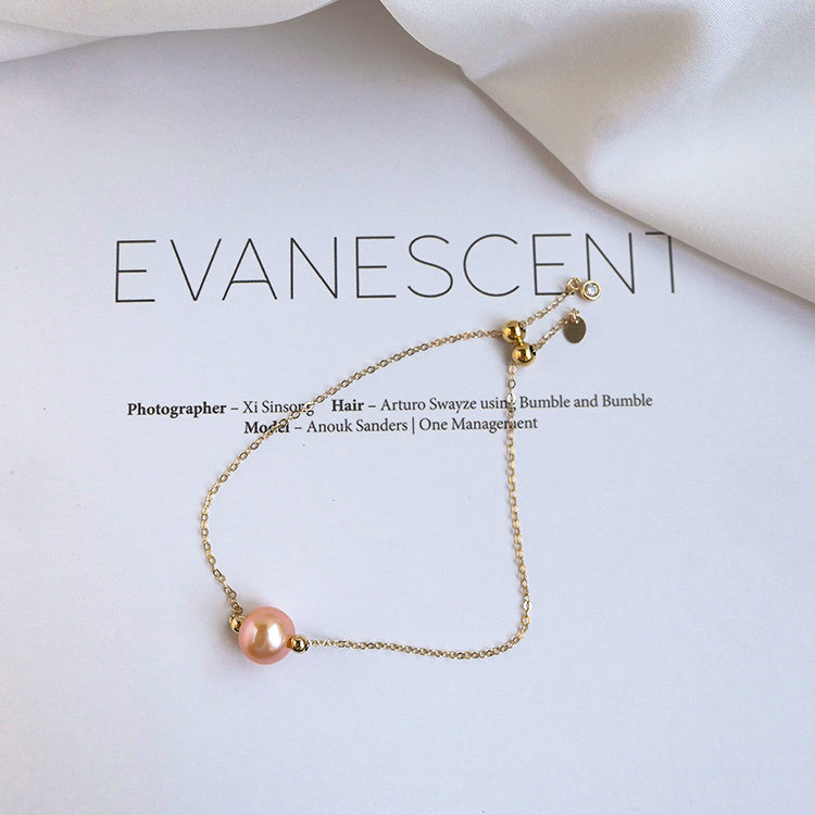 Real Hemp 14K Gold Akoya Pearl Bracelet