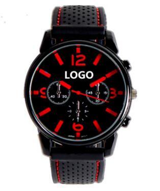 Sporty Quartz Watch with Breathable Strap
