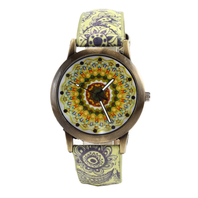Captivating Kaleidoscope Quartz Watch