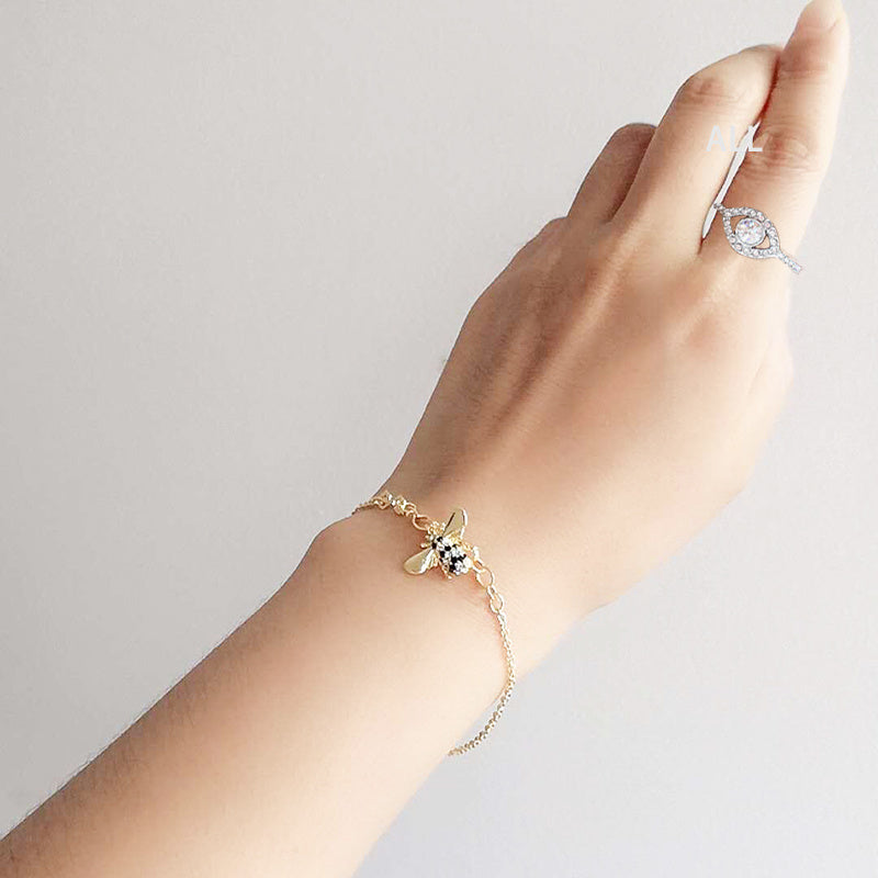 Mystical Silver Crystal Evil Eye Ring
