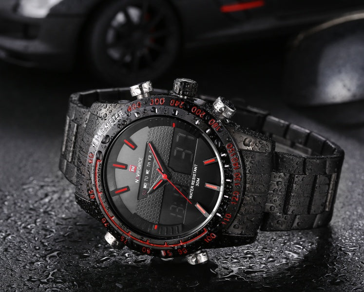 Kairos: Naviforce Men's Dual Movement Sport Watch