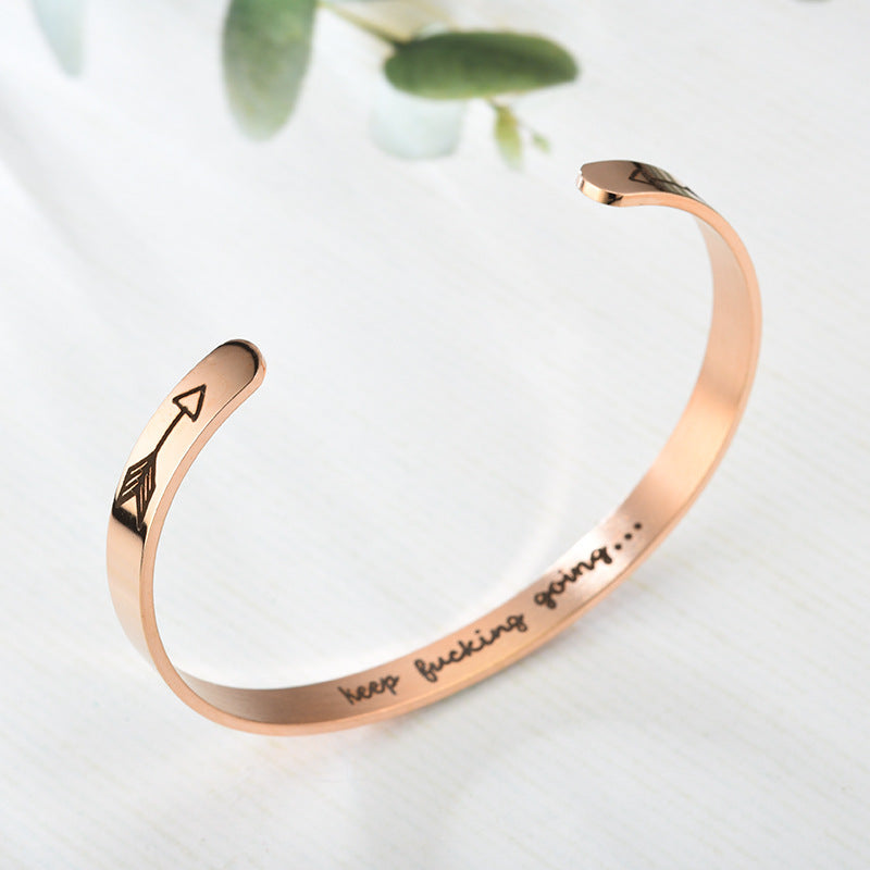 Gold Plated Stainless Steel Charm Bracelets for Women