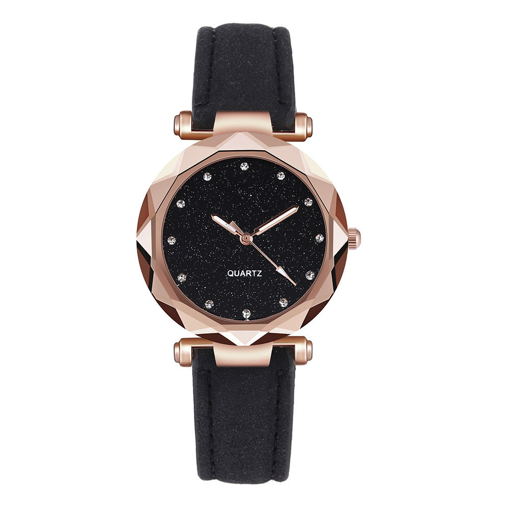 Elegant Starry Sky Dial Watch