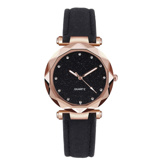 Elegant Starry Sky Dial Watch