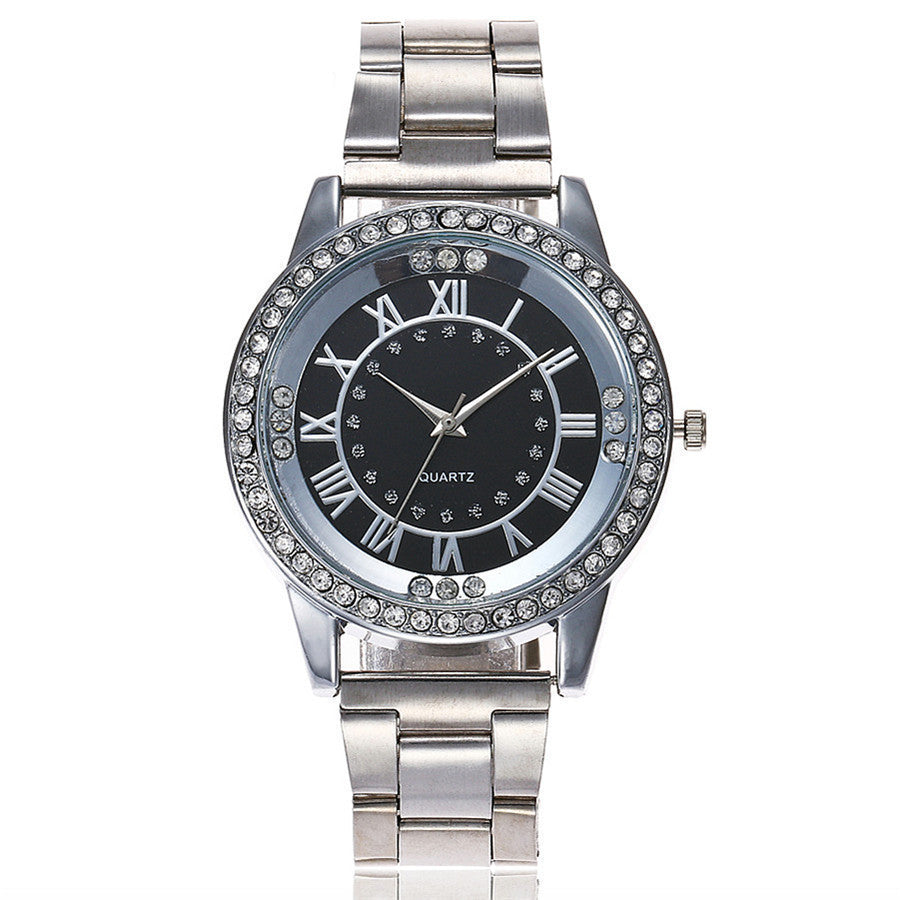 Vansvar Rose Gold Stainless Steel Women's Watch
