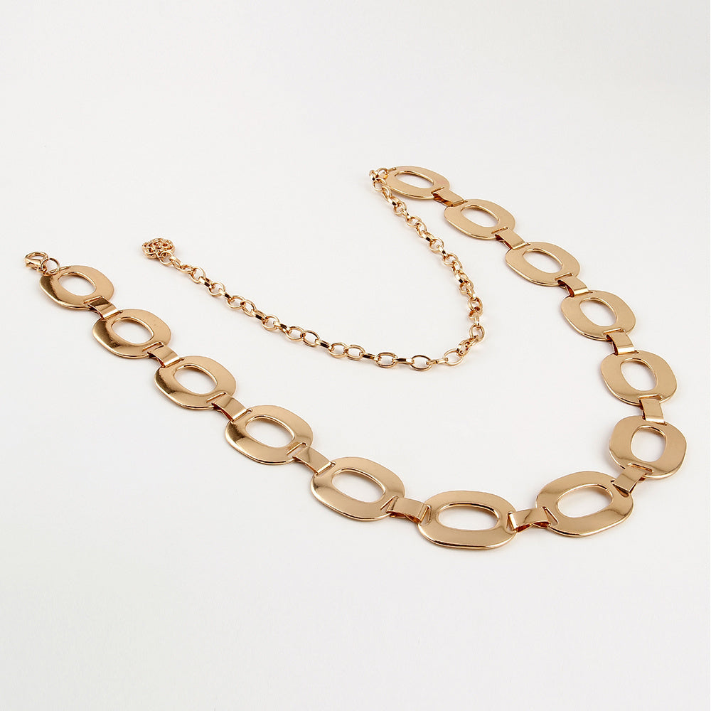 O-Ring Metal Waist Chain Belt - High-Grade Adjustable