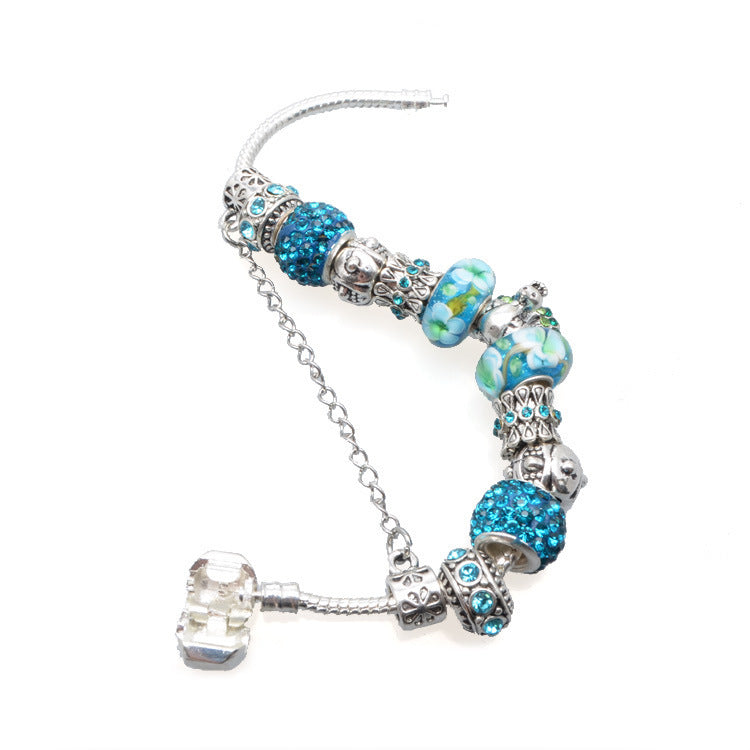Heart & Key Ferris Wheel Charm Bracelet