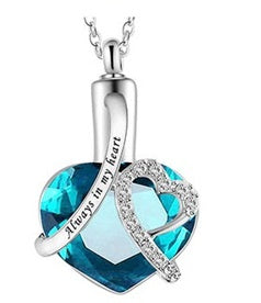 "Always in My Heart" Urn Pendant & Perfume Bottle