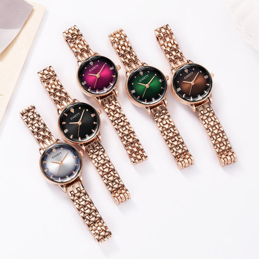 Women's Sleek Alloy Quartz Watch
