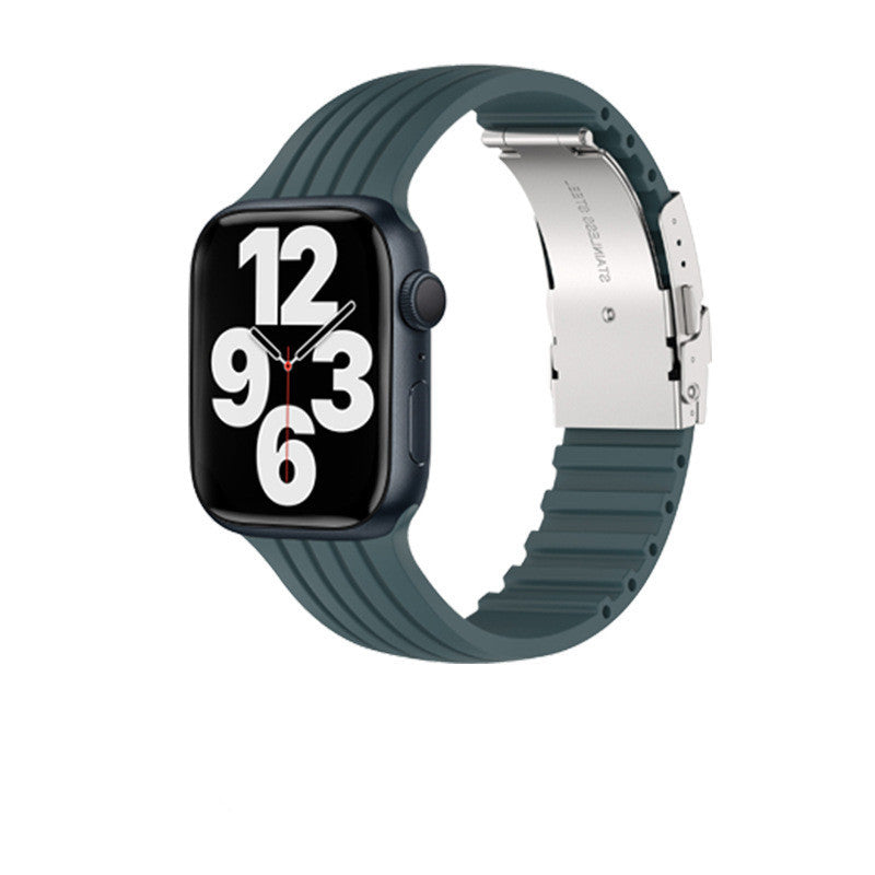Silicone Stripe Strap for Apple Watch