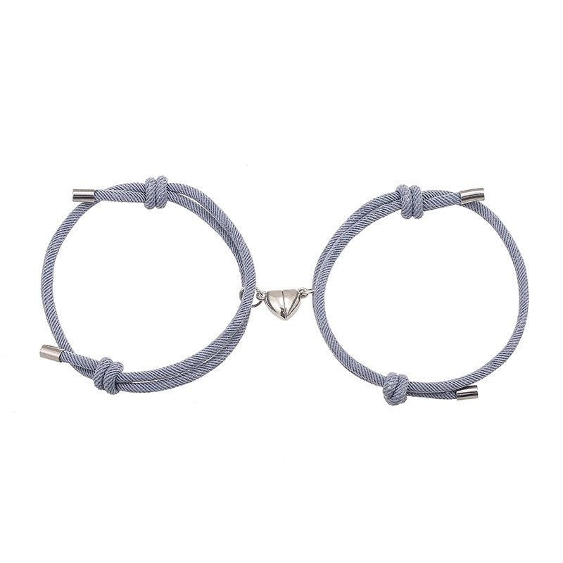 Minimalist Magnetic Love Bracelet Set