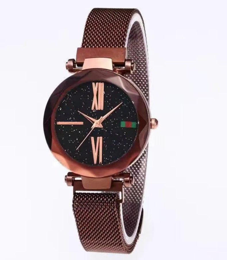 Mesmerizing Starry Sky Diamond Quartz Watch