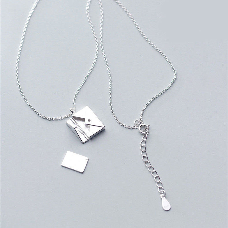 Fashion Envelope Letter Pendant Necklace