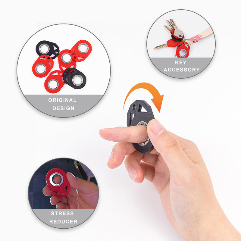 Creative Fidget Spinner Keychain with Luminous Option