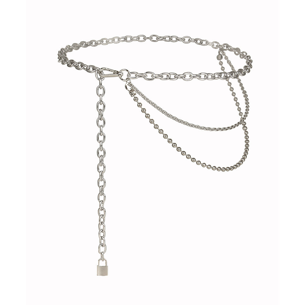 Multilayer Metal Waist Chain Belt - Hip Hop Punk Jewelry for Women