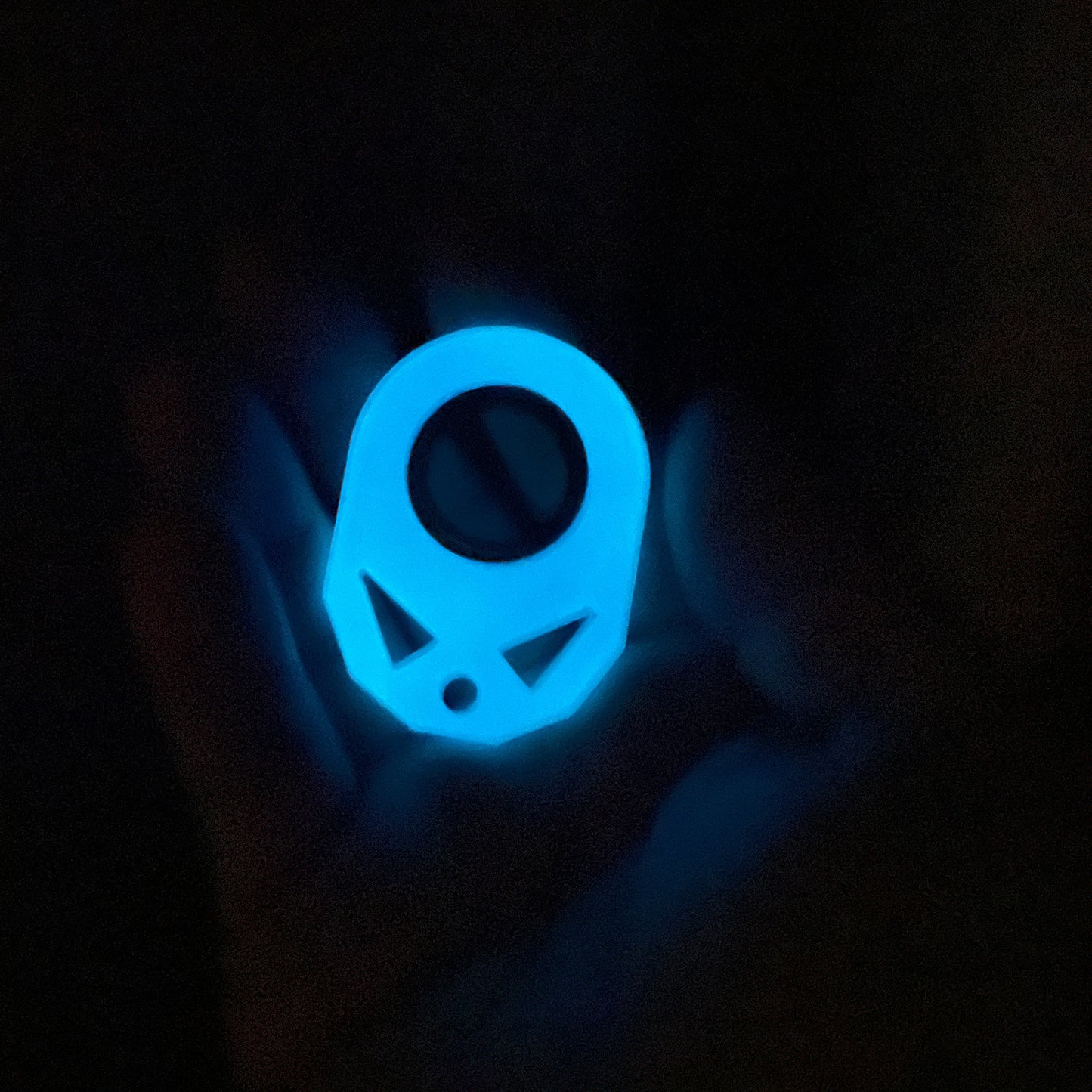 Creative Fidget Spinner Keychain with Luminous Option