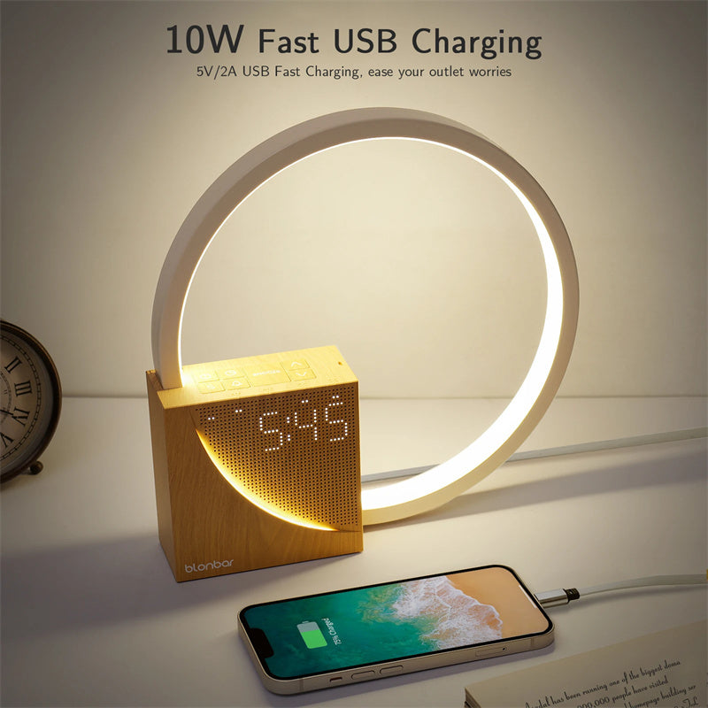 Multifunctional Touch Bedside Lamp with Natural Sounds