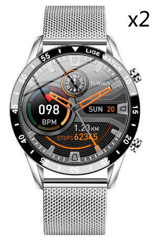 Smart Pedometer Watch with Heart Rate & Blood Oxygen Detection