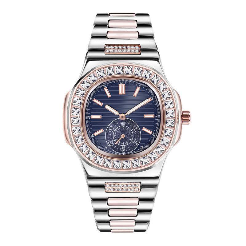 Men's Luxury Diamond-Accent Alloy Watch