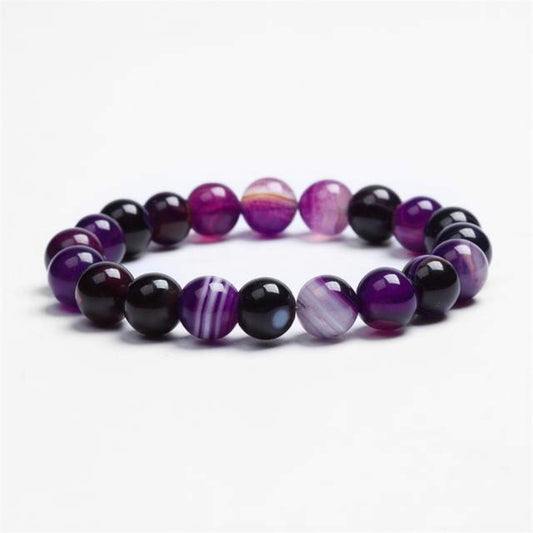 Purple Agate Bracelet