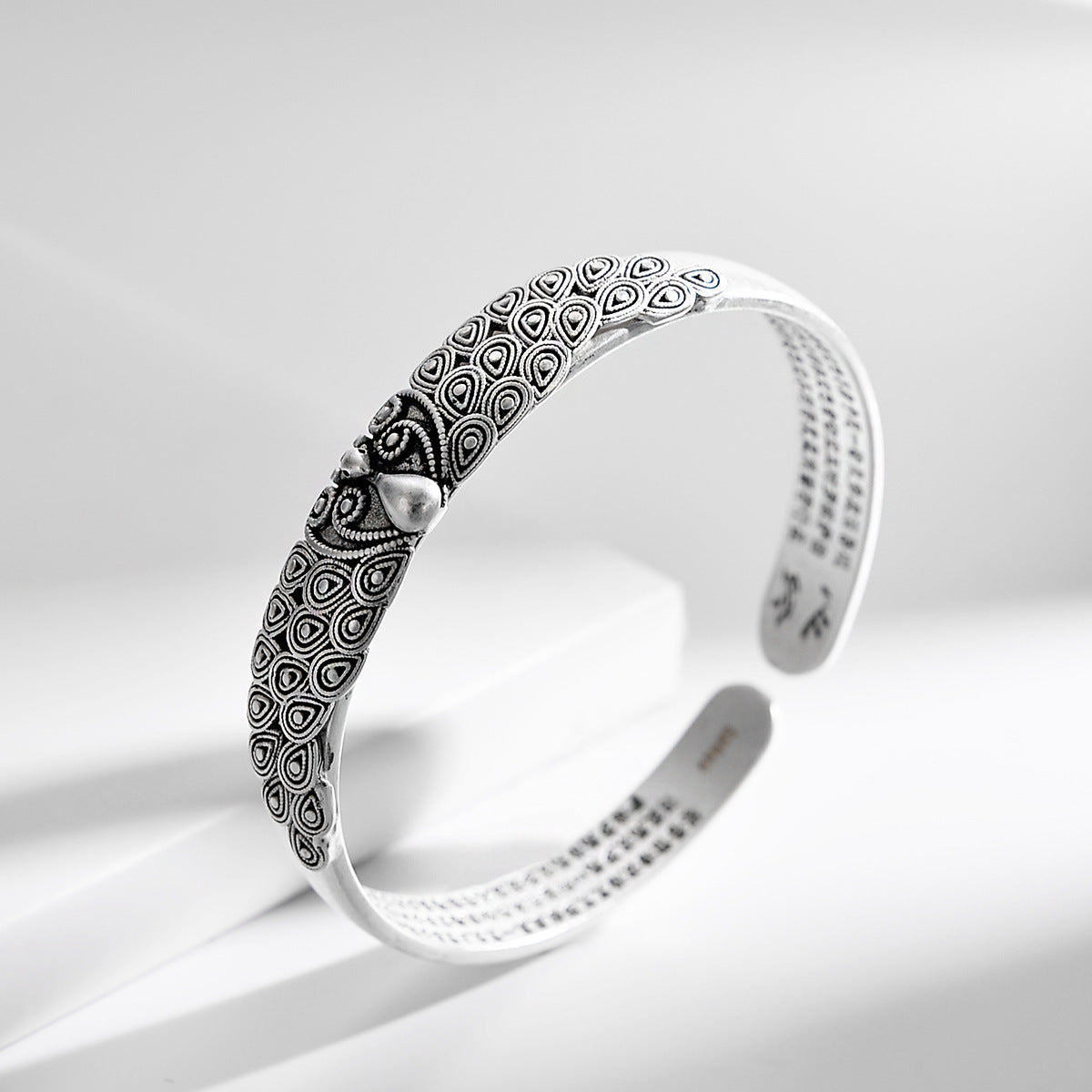 Antique Copper Plated Peacock Bracelet