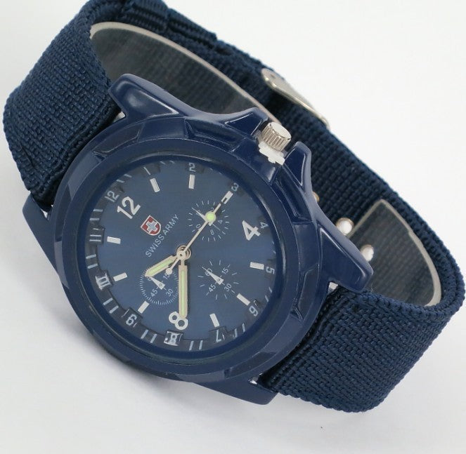 Military-Inspired Men's Sport Quartz Watch