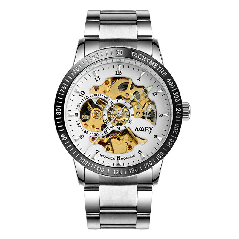 Men's Luminous Skeleton Automatic Mechanical Watch