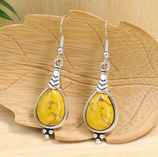 Retro Ethnic Style Necklace and Earrings Set