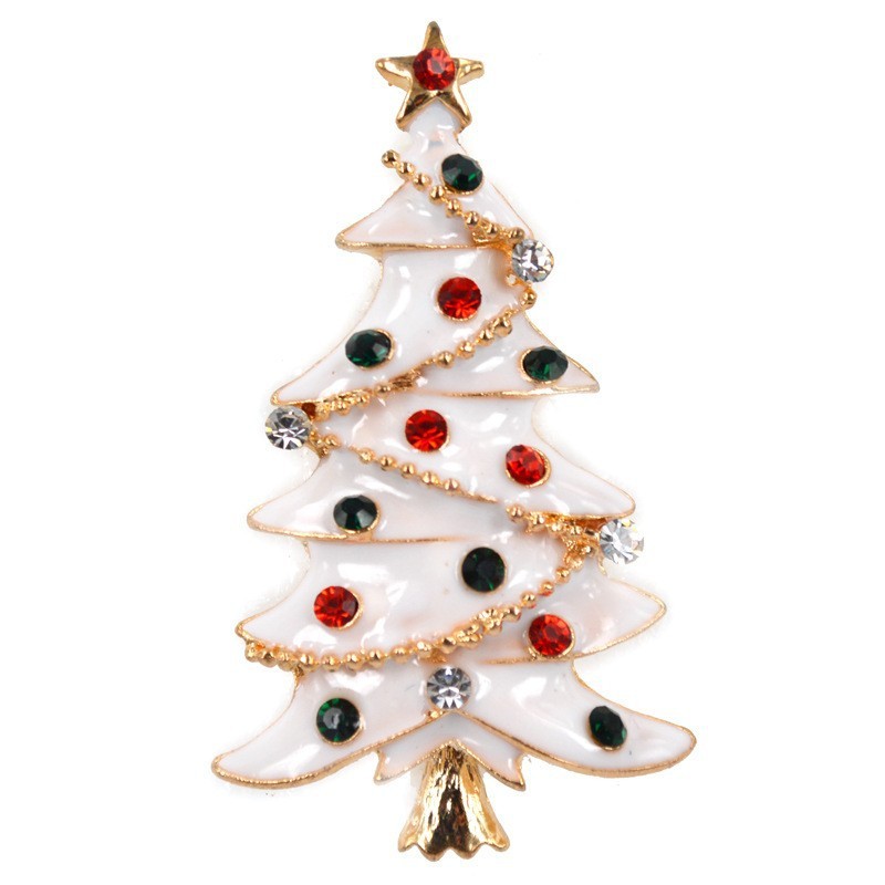 Enchanting Christmas Tree Brooch Pin