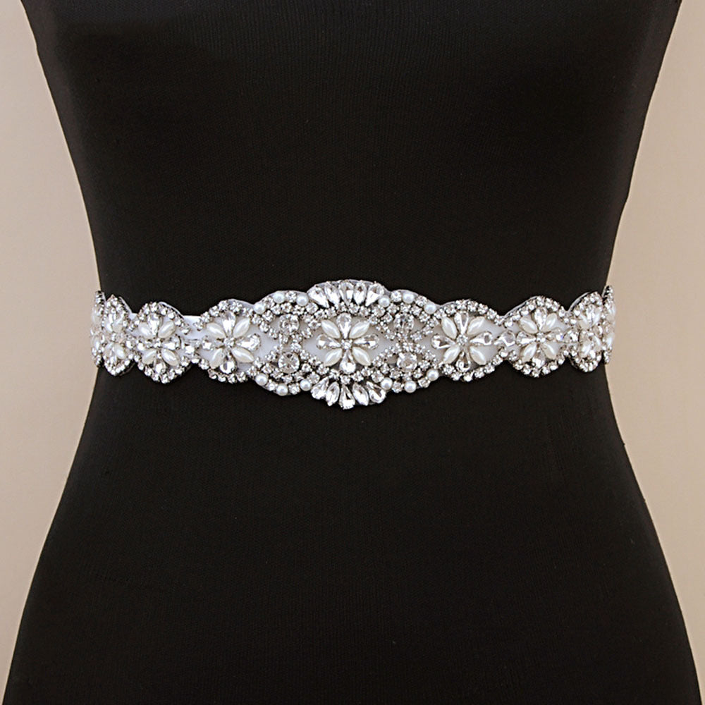 Sparkling Rhinestone Bridal Wedding Belt