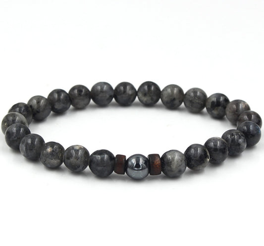 Unique Men's Volcanic Stone Bracelet