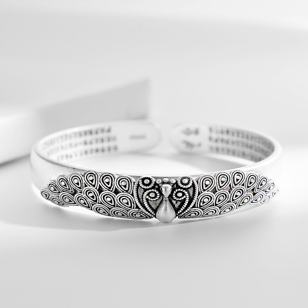 Antique Copper Plated Peacock Bracelet