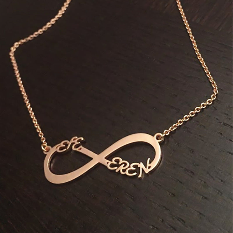 Custom Infinity Name Necklace