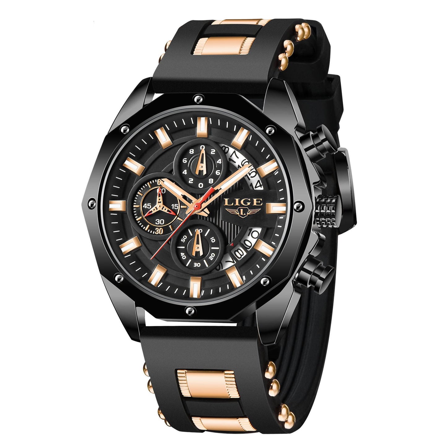 Dynamic Men's Sports & Luxury Quartz Watch