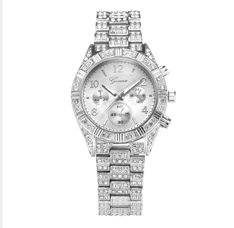 Elegant Crystal Quartz Analog Watch for Women