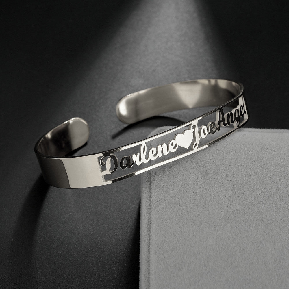 Personalized Name Stainless Steel Bangle