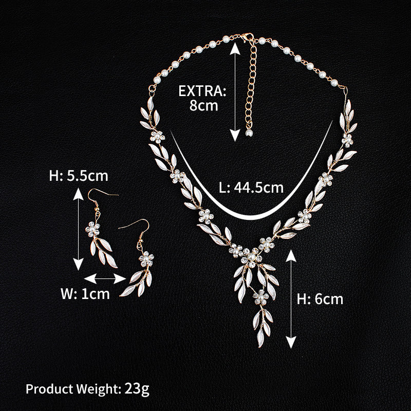 Enchanting Floral Bridal Jewelry Set