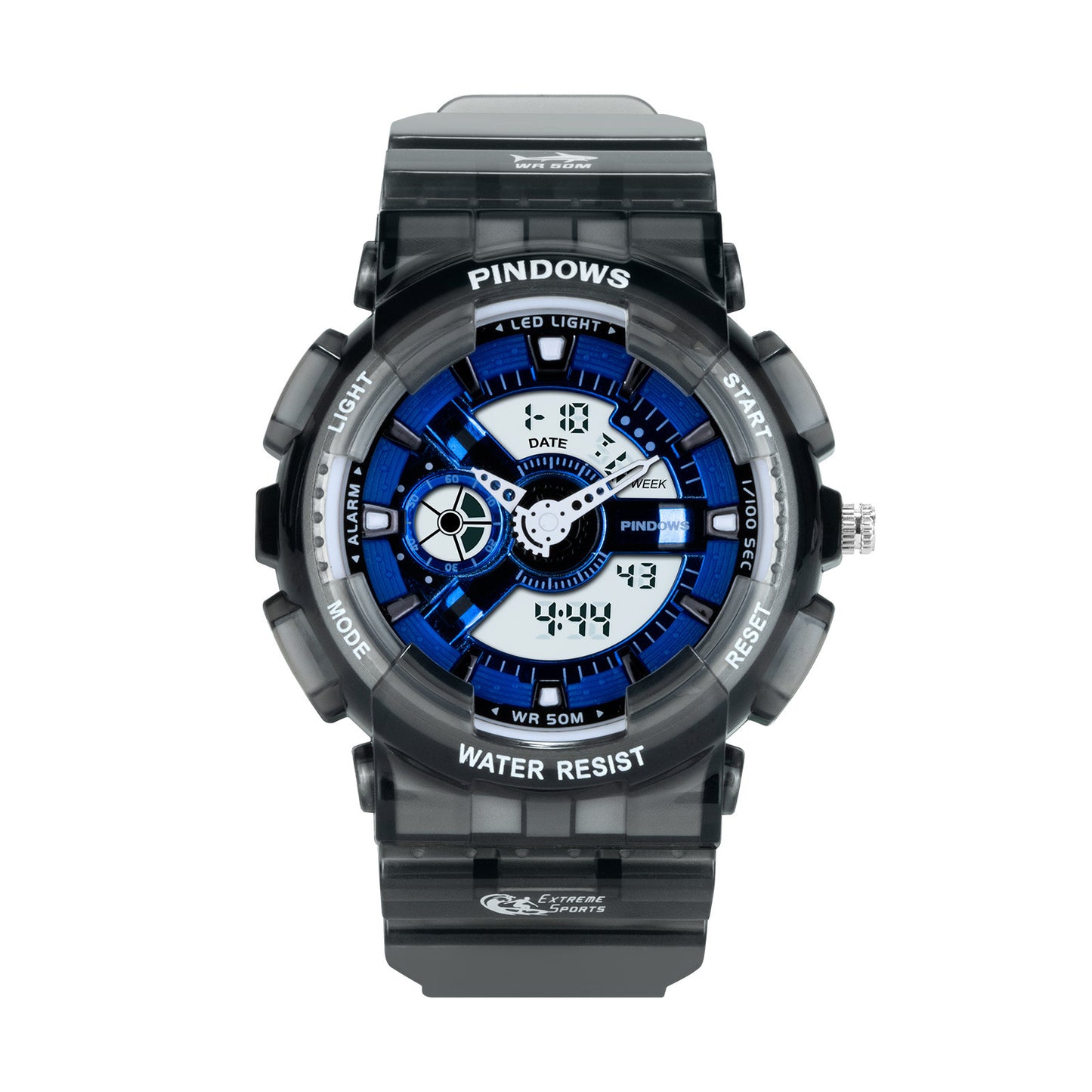 Boys' 50M Waterproof Outdoor Sports Electronic Watch