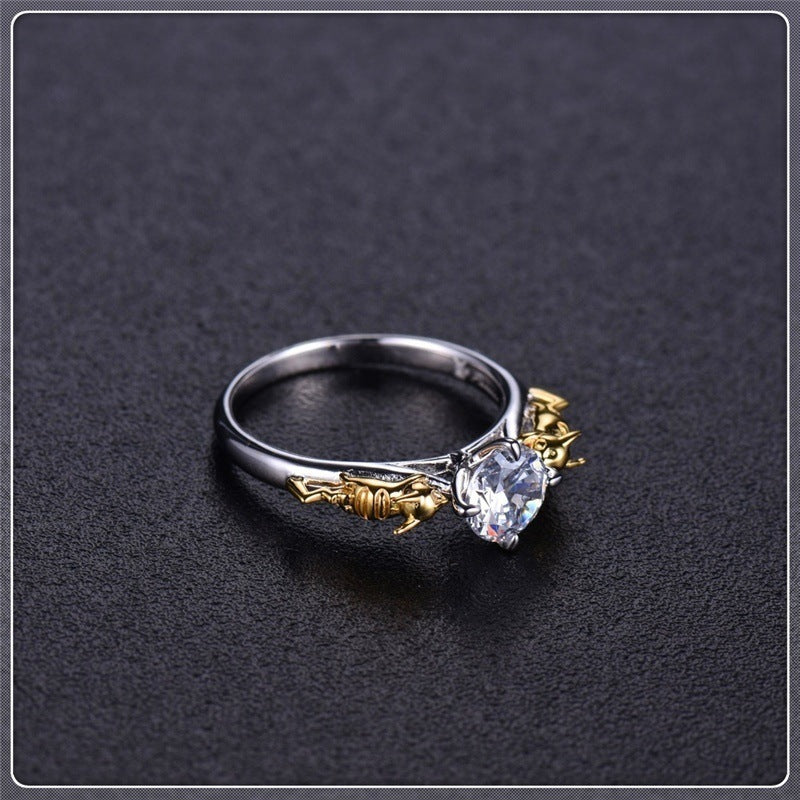 Crown Crystal Cosplay Ring