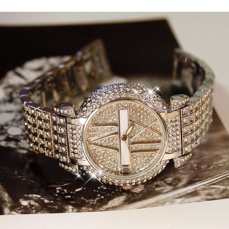 BS Bee Sister Luxury Diamond Quartz Women's Watch