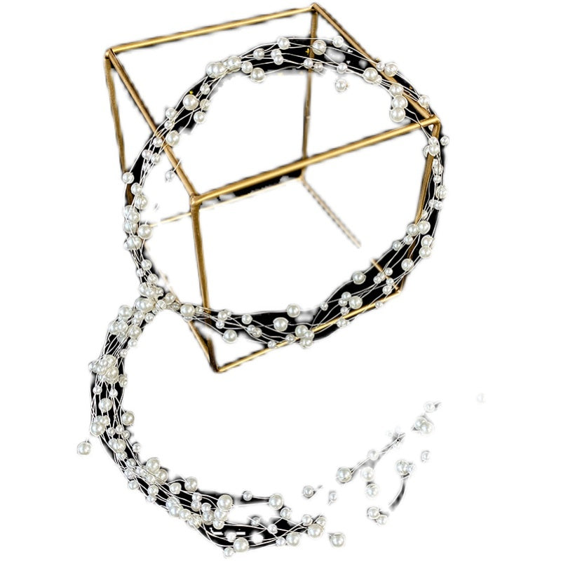 Ethereal Pearl and Beaded Bridal Hairband