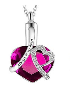 "Always in My Heart" Urn Pendant & Perfume Bottle