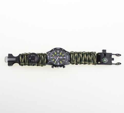 6-in-1 Tactical Outdoor Survival Paracord Bracelet