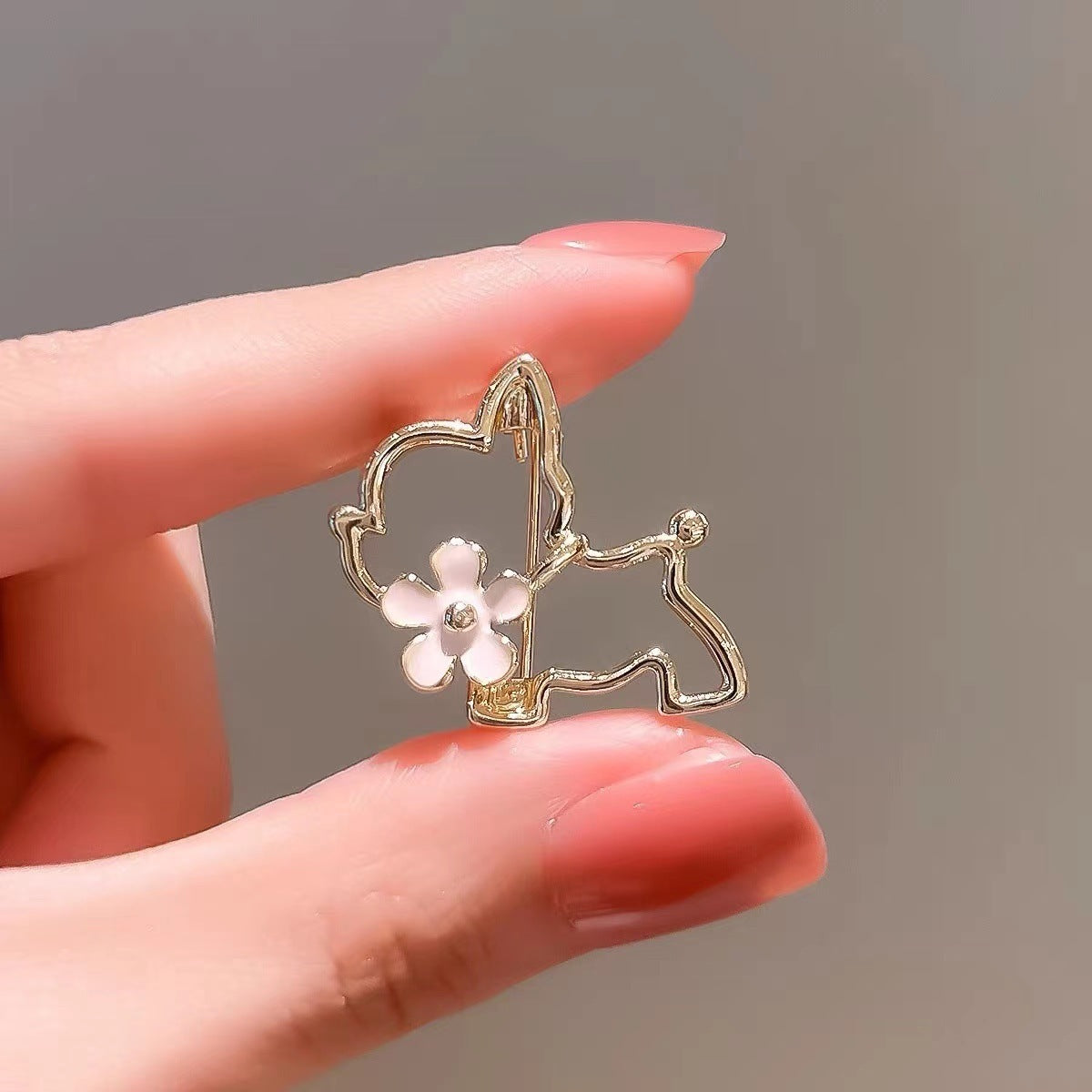 Adorable Hollow Puppy Brooch - Anti-Exposure Accessory